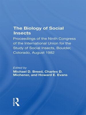 cover image of The Biology of Social Insects
